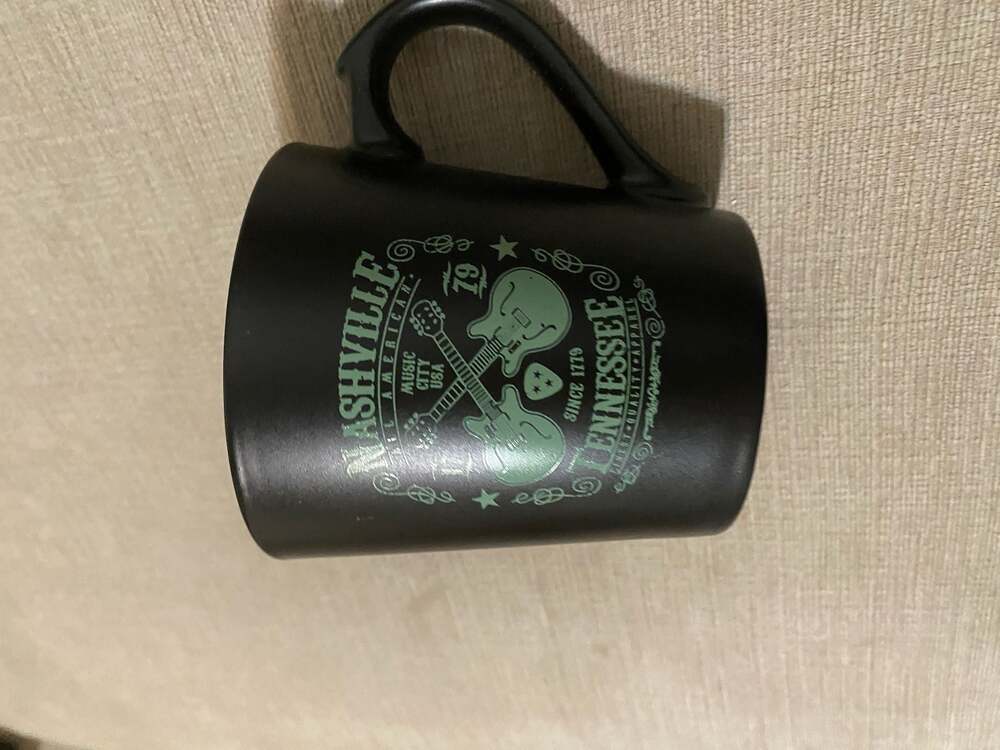 Nashville Black Coffee Mug